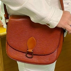 Louis Vuitton Cognac Epi Leather Saint Cloud Crossbody Bag